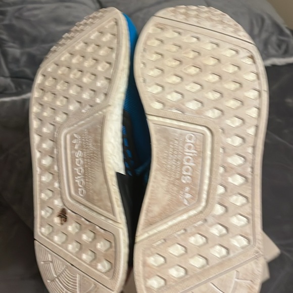 adidas gazelle silver green womens Adidas NMD HU Pharrell Human Being Sharp Blue main image 1